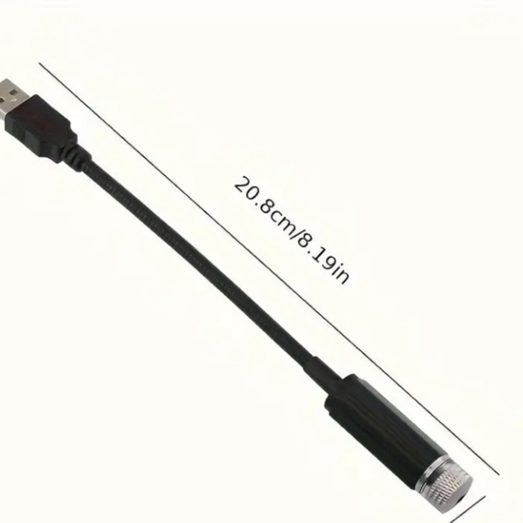 Mini red LED Starry Sky Ceiling Decor Night Lamp with Adjustable Stars - Picture 10 of 13